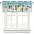 thumbnail image 2 of Laundry Room Washing Machine Clothes Dry Rod Pocket Short Curtain Half-Curtain For chen Door Drape Cafe Small Window, 2 of 6