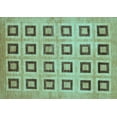 thumbnail image 1 of Ahgly Company Indoor Rectangle Abstract Light Blue Modern Area Rugs, 6' x 9', 1 of 4