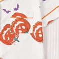 thumbnail image 6 of FYDUU Halloween Girls Pajamas Set Pumpkin Print Short Sleeve Top and Shorts Kids Sleepwear Holiday Pajama Sets for Girls Daily Loungewear 9-10 Years, 6 of 9