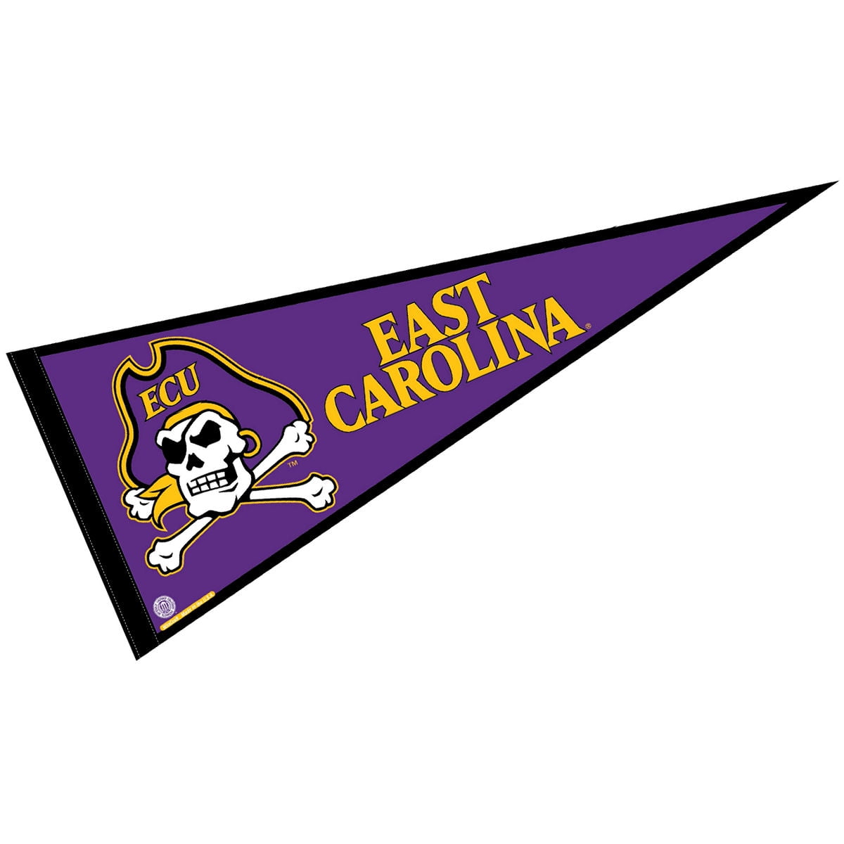 East Carolina Pirates 12" X 30" Felt College Pennant - Walmart.com ...