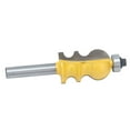 thumbnail image 4 of Handrail Milling Cutter, Milling Cutter, 8mm Shank Handrail Milling Cutter Line Molding Router Bit Woodworking Tool Carbon Steel, Drill Mills, 4 of 8