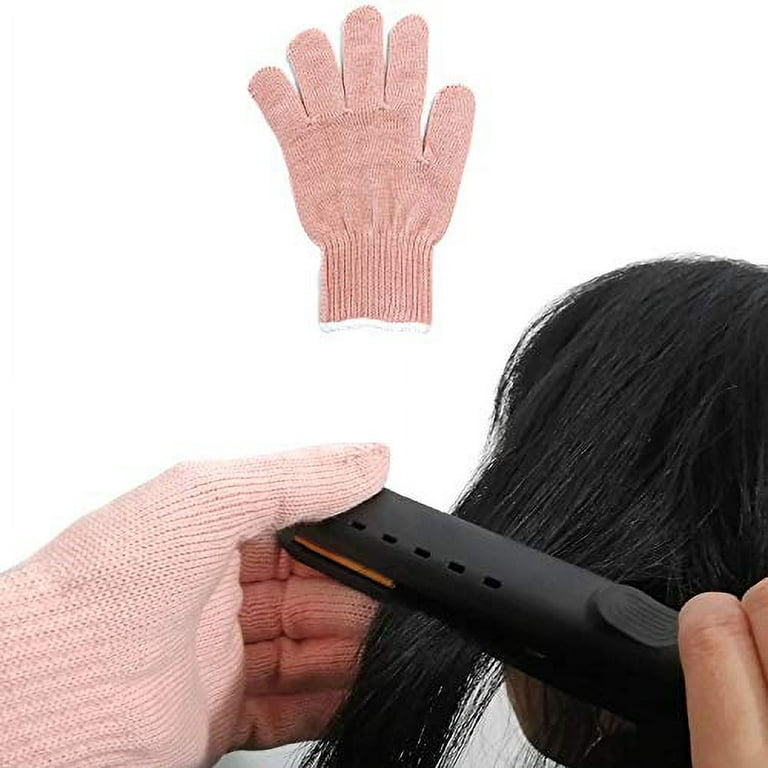 Lessmon 2 Professional Heat Resistant Gloves for Hair Styling Heat