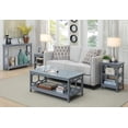 thumbnail image 5 of Convenience Concepts Omega Table Console, Fini Bois Gris, 5 of 5