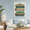 thumbnail image 3 of Stupell Industries Cottage Lake Living Book Stack Canvas Art, 36 x 48, by Giao Williams, 3 of 8