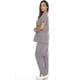 thumbnail image 2 of Conjuntos de uniforme médico para mujer Uniformes médicos de seis bolsillos (cuello en V con pantalón cargo), 2 of 5
