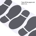 thumbnail image 5 of Unique Bargains Footprint Sticker Floor Decal Sign for Class Dark Gray 6x2.5", 5 of 6