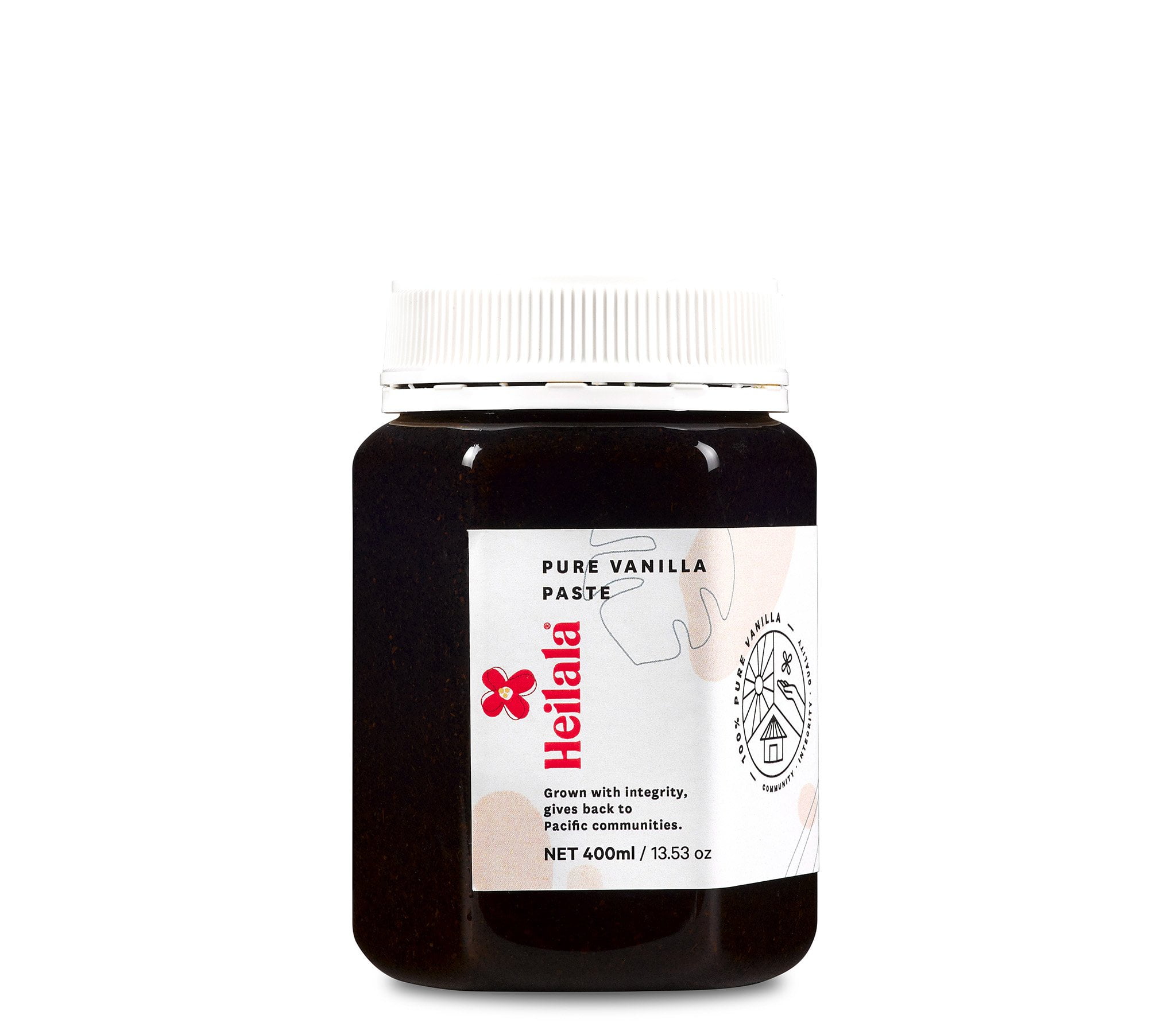 Pure Vanilla Bean Paste, 13.52 oz Heilala Bourbon Vanilla Paste for