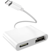 USB C to HDMI Adapter for iPhone 16 15 iPad to TV, Type C Digtial AV HDMI Adapter 4K@60Hz, HDMI Adapter for iPhone to TV for iPhone 15/16 MacBook Pro Air iPad Pro Samsung Galaxy S23/S22