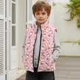 thumbnail image 3 of Binienty Valentines Day Vest for Girls Capybara Heart Print Full Zip Fleece Jacket Vests Sleeveless Warm Plush Fuzzy Fluffy Vest Coat Big Girls Casual Fall Winter Outfits, 3 of 7