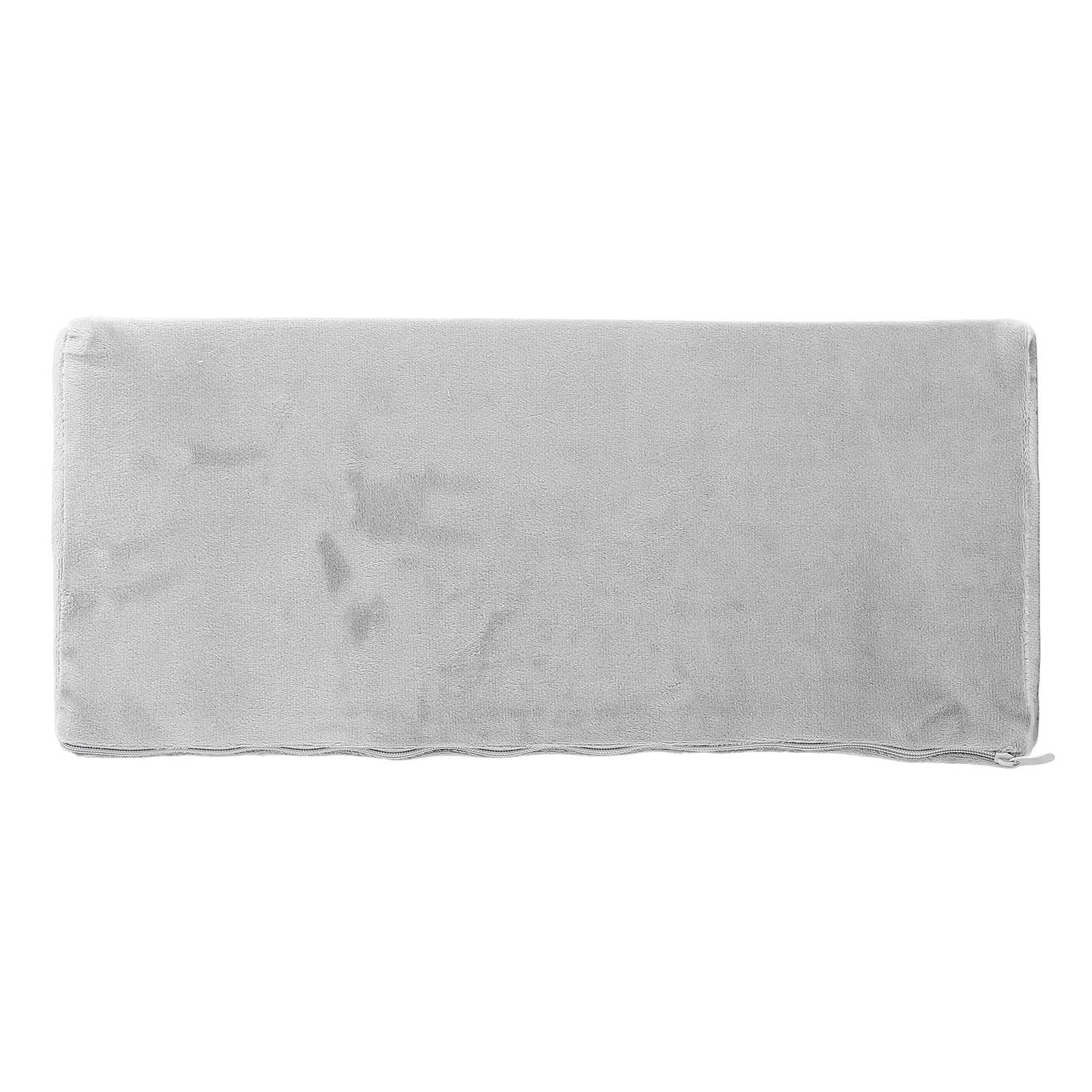 Demi-coussin Mat Mattes Avec Garniture Arrière - Taille Medium, Blanc, Peau De Mouton