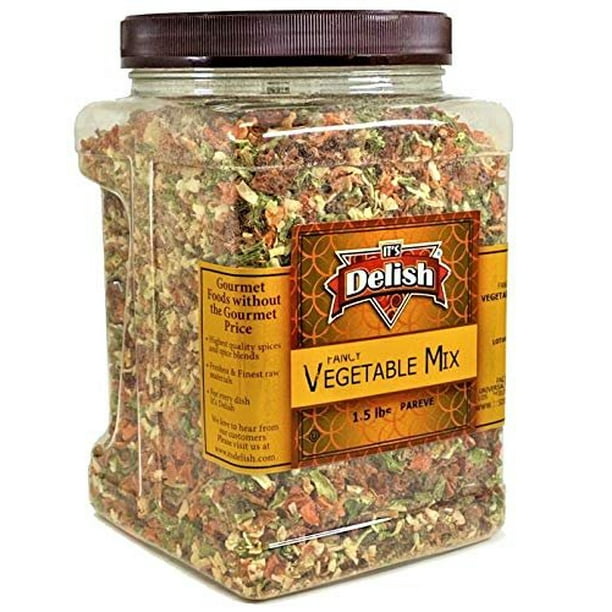 Deluxe Dried Vegetable Soup Mix by Its Delish, 1.5 Lb Container of