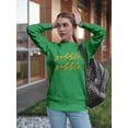 thumbnail image 2 of Gobble, Gobble Design Sweatshirt Women -GoatDeals Designs, Female Medium, 2 of 4