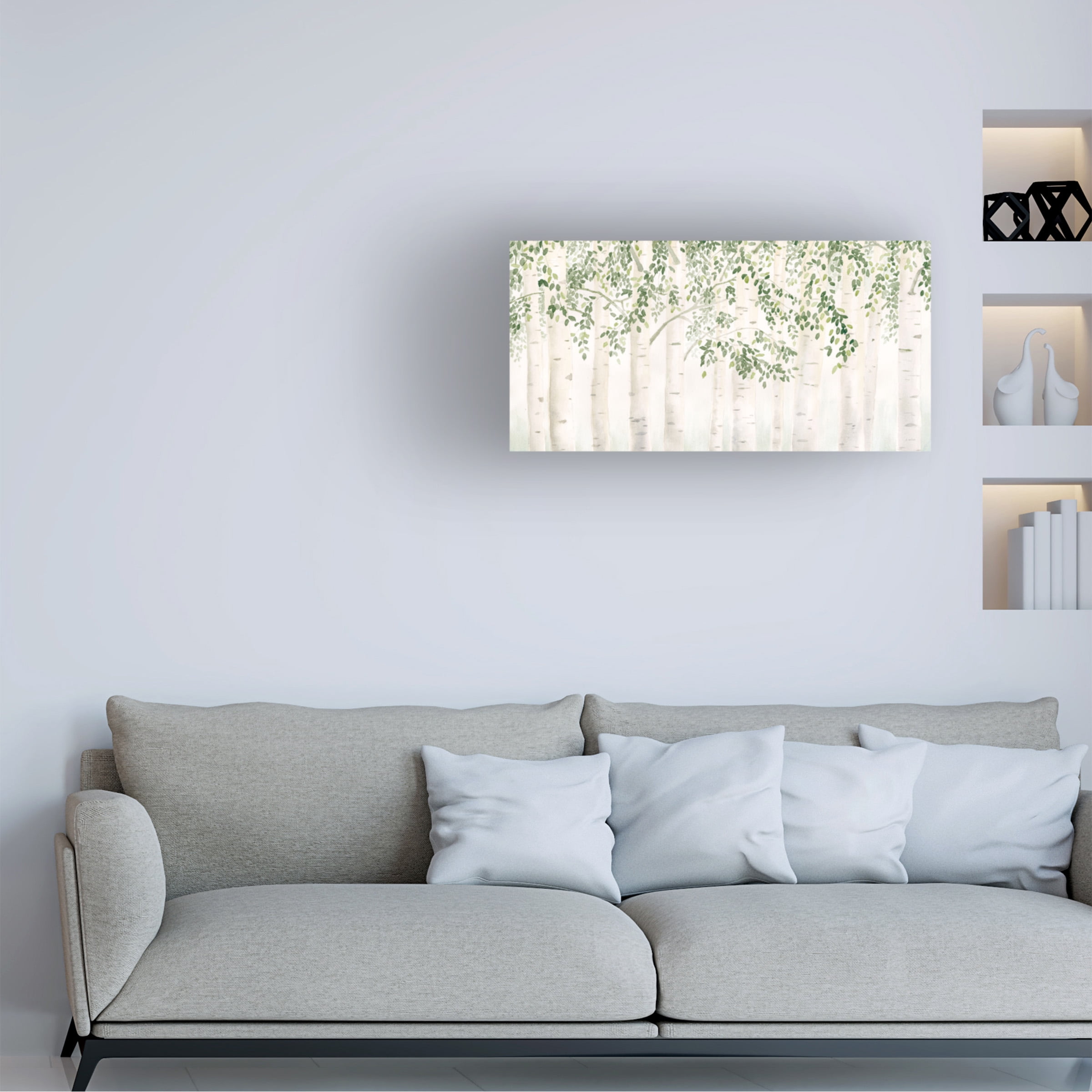 James Wiens 'Fresh Forest Green' Canvas Art
