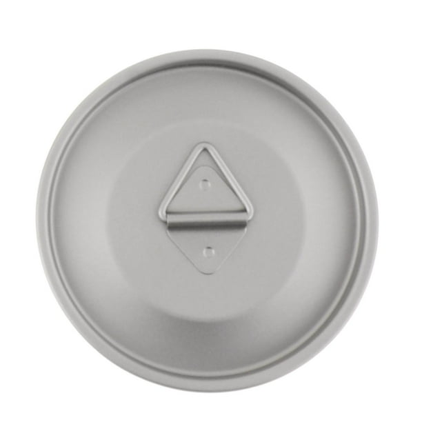 Tapas de titanio para ollas de camping, tazas de té y café, para picnic 76 mm