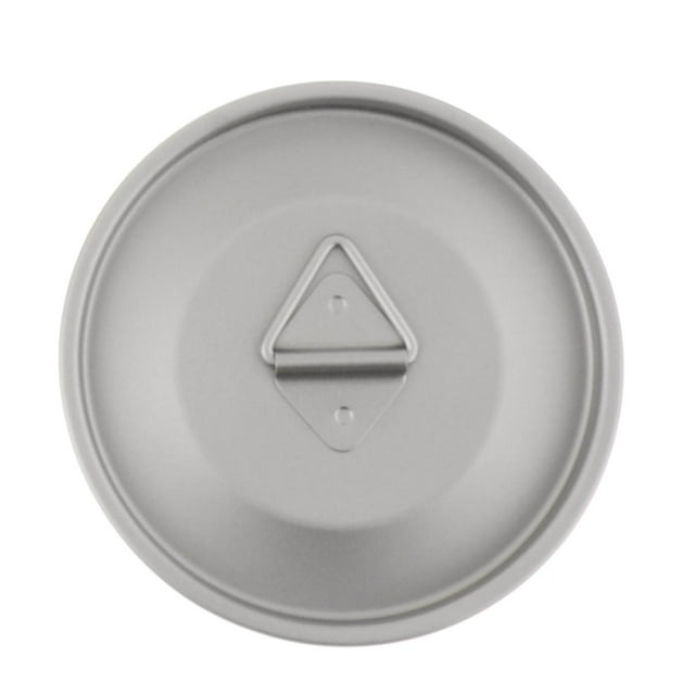 Titanium Cup Lid Coffee Mug Lid Portable Cookware Drinkware Camping Pot Lid with 76mm