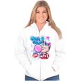 thumbnail image 4 of Airbrushed Dubble Bubble Whats Poppin Unisex Plus Size Zip Hoodie Brisco Brands 2X, 4 of 5