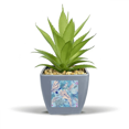 thumbnail image 1 of Feather Water Ocean Dot Letter Fake Pineapple Flower Pot Vase Mini Decor, 1 of 3