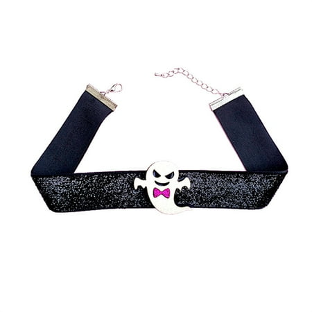 

Tepsmf Halloween Ladies Collar Cute Funny Ghost Neck Collarbone Chain