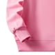 thumbnail image 4 of Blusas y camisas de manga larga con cuello redondo para niños, sudadera deportiva informal de color liso con cuello redondo y manga larga para niñas, top de poliéster, 4 of 5