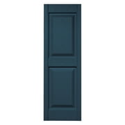 Builders Edge 14.75 W in. Raised Panel Vinyl Shutters