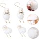 thumbnail image 3 of 4pcs Decorations Home Christmas Plush Table Center Lovely Tree Favor Dolls Window Figurines Wooly Basket Decoration Stuffer Easter Felt Animal Back Party Garden Photo Holiday Shop, 3 of 5