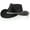 Black, variant on TIERPOP Shimmering Powder Hat Fringed Rhinestones Top Hat for Dancing Party Formal Event
