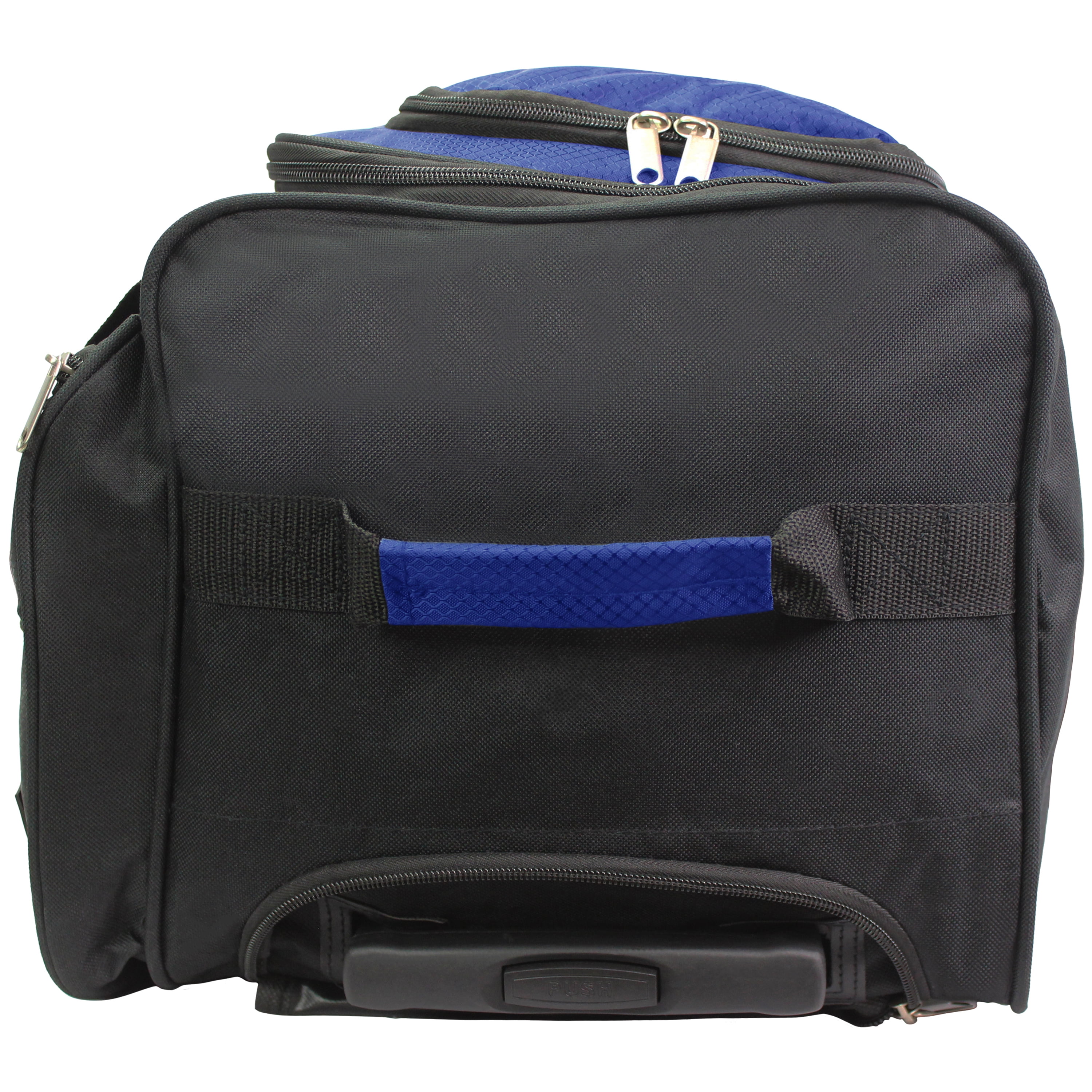 Dejuno 28" Retractable Rolling Duffel Bag, Blue