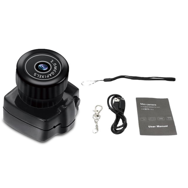 Cámara de acción HD de 200 000 píxeles, pequeña cámara de acción con batería recargable para fotos, transmisión en vivo y vlogs.