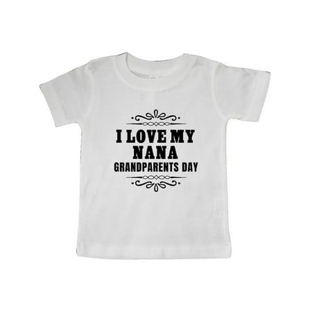 

Inktastic Grandparents Day I Love My Nana Gift Baby Boy or Baby Girl T-Shirt