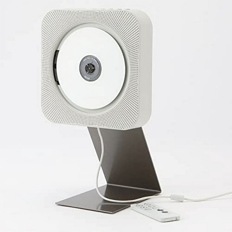 MUJI Wall Clock/Wall Mounted CD Player Stand MJ-1601 37494541 Silver Width  10 x Depth 15 x Height 28 cm