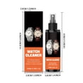 thumbnail image 3 of Watch Cleaner Spray 100ml, Professional Watch Cleaning Solution for Metal Leather Silicone Watches, Jewelry Polish Cleaner for Smartwatch Wristwatch Deep Cleaning Care, 3 of 9