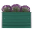 thumbnail image 1 of vidaXL Raised Garden Bed 100x100x45 cm Galvanised Steel Green, 1 of 4