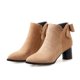 thumbnail image 3 of NECHOLOGY Botas Mujer Adulto Femenino Zapatos Botines de mujer Bota de mujer con cremallera y de moda de tendencia de diseño agradable de invierno (A, 8.5), 3 of 6