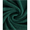 thumbnail image 3 of Feather and Stitch Premium 100% Cotton 6-Piece Towel Set, Hunter Green – Soft, Plush, and Absorbent Bathroom Towels, 3 of 5
