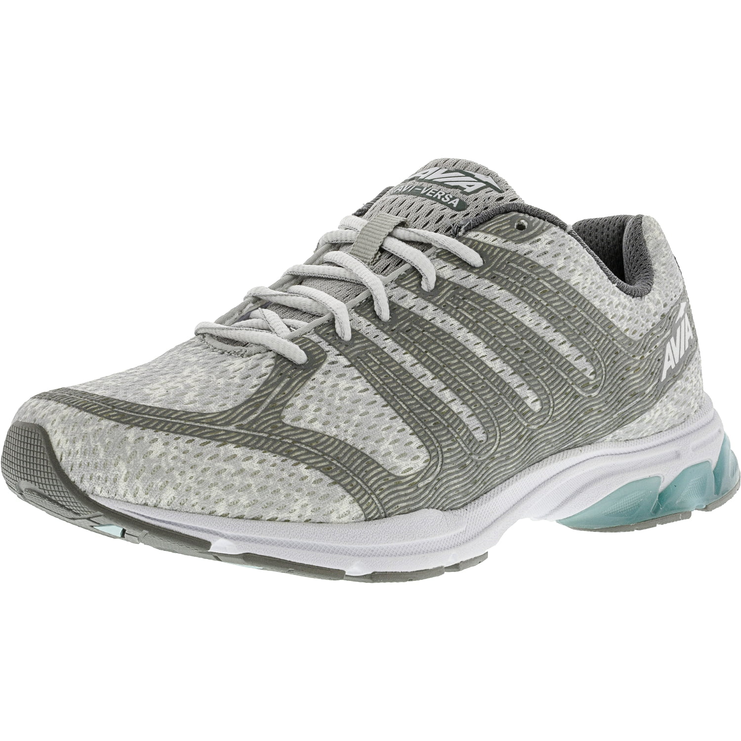 Avia Women's AviVersa Cool Mist Grey / White Frost AnkleHigh Running