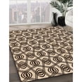 thumbnail image 3 of Ahgly Company Machine Washable Indoor Rectangle Transitional Deep Peach Orange Area Rugs, 5' x 7', 3 of 7