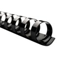 thumbnail image 1 of Swingline GBC 4200022 CombBind Standard Spines, 2-Inch Diameter, 500 Sheet Capacity, Black, 50/Box, 1 of 3