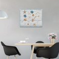 thumbnail image 4 of Beach Nautical Wall Art Ocean Coastal Shell Starfish Pictures Wall Decor Rustic Seashell Bathroom Decor Canvas Painting Prints Modern Artwork Home Decor for Bathroom Bedroom Living Room 16"x12", 4 of 6