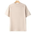 thumbnail image 4 of USNSM Comfy Cotton Shirts Running Athletic Shirt Baggy Crew Neck Workout Gym Tees Fitted Short Sleeve T-Shirts Summer Trendy Tshirts Yellow XL, 4 of 7