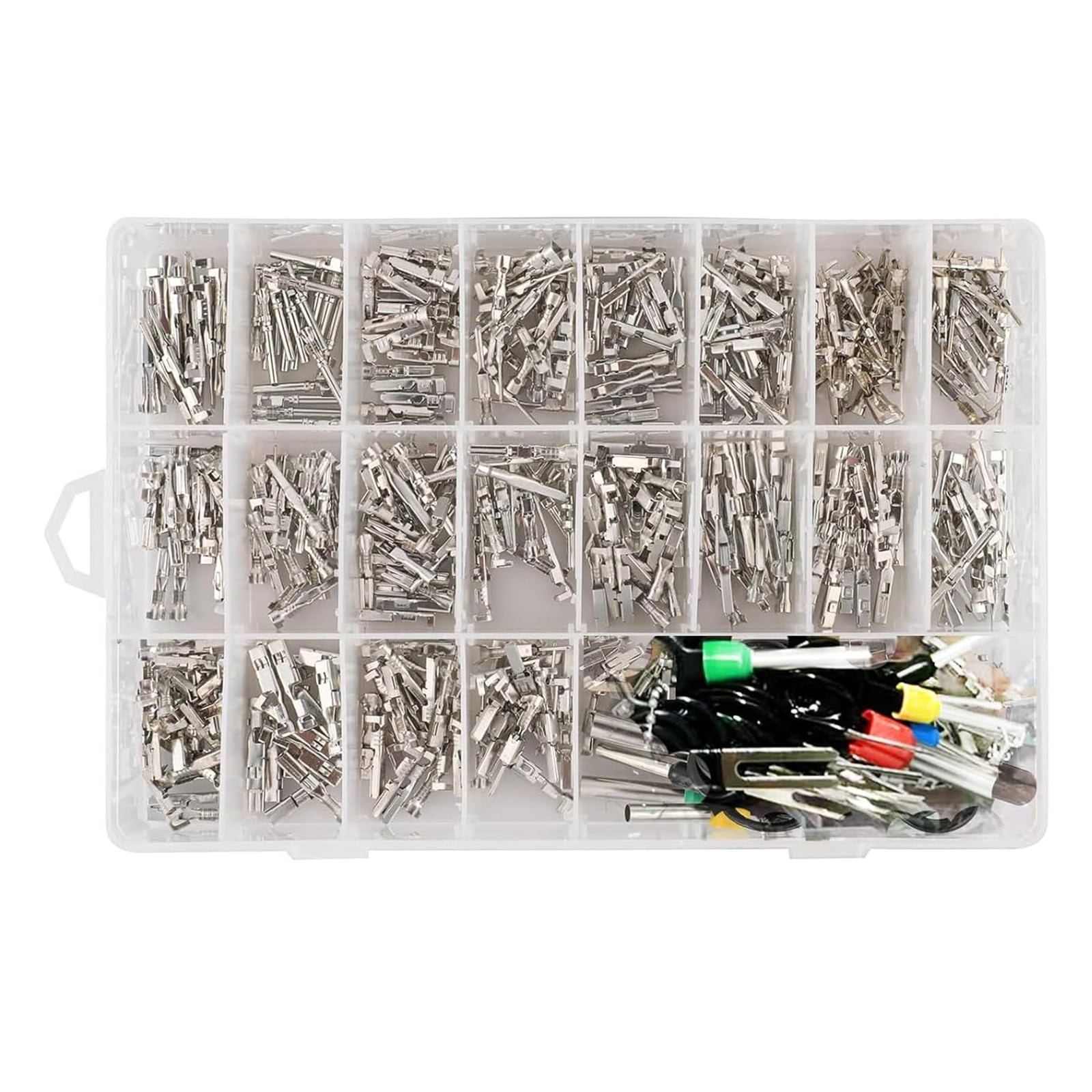 Comprehensive Car Wiring Connector set Multiple Size Male Female crimps Pins Wire Terminals set for Electrical Repairs