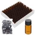 thumbnail image 2 of MasteelfCA 100pcs Transparent Reagent Bottles Essential Oil Bottles Sample Bottles, 2 of 7