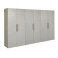 thumbnail image 3 of Prepac 3-Piece Extra Large HangUps Storage Cabinet Set, Light Gray, 3 of 11