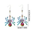 thumbnail image 4 of WILLBEST Boucles d'Oreilles d'Halloween Bijoux de Mode Pendantes Colorées Accessoires pour Femmes Fête, 4 of 9