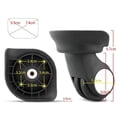 thumbnail image 2 of Ruedas de repuesto para equipaje, ruedas para equipaje, duraderas, ligeras, accesorios para equipaje, ruedas para maletero, ruedas para maleta para eq, 2 of 8