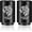 2pcs tiger black, variant on 2PCS Automatic Beer Bottle Opener Magnetic Bottle Opener, Portable Push Down Draftt Top Beer Can opener Beer Opener Magnetic Bottle Cap Opener for Kitchen Home Bar Restaurant Household Men Gift