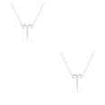 thumbnail image 4 of Collar Ins sweethay Doce Signo del Zodíaco Retro Aries Plata 2Conjunto, 4 of 6
