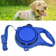 thumbnail image 4 of Correa multifunción para perros con dispensador de agua y comida, cuerda de tracción para perros, correa extensible 3 en 1, cuerdas de alambre fuertes, correa para perros, color azul, 4 of 5