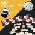 thumbnail image 3 of Tradeopia Travel Rummy Game Set, Includes 4 Sturdy Racks, and a Carrying Case, 106 Tiles Rummy, 3 of 6