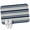 Navy Blue Gray, variant on Front Door Mat 15.7"x23.6", Navy Blue Khaki Striped Non Slip Backing & Low Profile Doormats, Absorbent Muddy Dirt Trapper Door Mats for Front Back Door Entryway All-Weather Gradient Horizontal Lines
