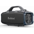 thumbnail image 3 of Bobtot Altavoz BT con graves profundos, subwoofer 60W, mic. integrado, 25 h de reproducción, altavoz inalámbrico portátil impermeable IPX6 con asa, ecualizador, ideal para exteriores, camping y playa, 3 of 11
